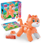 M&auml;nguklotside komplekt Mattel Mega Bloks Rolling Kitten JMK86, 25 tk, oranž v.