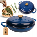 Emailitud malmpott King Hoff Hage, &Oslash;30 cm, 3 l, sinine v.