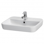 Vannitoa kraanikauss Cersanit Caspia K11-0095, keraamiline, 59.5 cm x 42 cm x 14.5 cm, valge v.