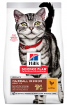 Kuiv kassitoit Hill's Science Plan Feline Adult Hairball Indoor, kanaliha, 10 kg