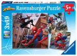 Pusle 3in1 Ravensburger Spiderman 08025, 18 cm x 18 cm, 147 tk, mitmev&auml;rviline