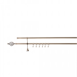 Kardinapuu Domoletti LK20GZ10/1, 180 cm, &Oslash; 19 mm, antiikne kuld