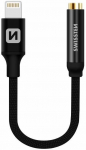 Adapter Swissten Apple Lightning To 3.5mm Jack Audio Adapter 3.5 mm, Apple Lightning, 0.15 m, must v.