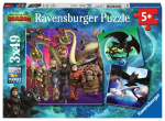 Pusle 3in1 Ravensburger Dragons, 147 tk