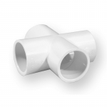 Rist (nelja haruga) Nibco PVC 420-005, 90 &deg;, 1/2 tolli - Seestpoolt liimitav, pol&uuml;vin&uuml;&uuml;lkloriid (pvc)
