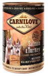 M&auml;rg koeratoit Carnilove Wild Meat Salmon & Turkey for Puppies, kalaliha/kalkun, 0.4 kg