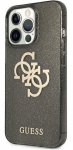 Telefoni &uuml;mbris Guess Glitter 4G Big Logo for iPhone 13 Mini, Apple iPhone 13 mini, must v.
