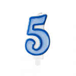 S&uuml;nnip&auml;evak&uuml;&uuml;nal Party&Deco Number 5, sinine/helesinine