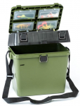 Kalastuskast Jaxon Fishing Seat Box RH-161, 35 cm, tumeroheline v.