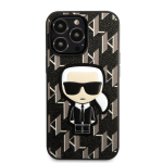 Telefoni &uuml;mbris Karl Lagerfeld Monogram Ikonik, Apple iPhone 13 Pro, must v.
