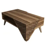 Kohvilaud Kalune Design Beril, pruun v., 58 cm x 105 cm x 40 cm
