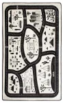 Vaip Conceptum Hypnose Black City 876CHL1049, mitmev&auml;rviline, 160 cm x 100 cm