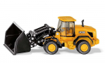 M&auml;ngutraktor Siku JCB Wheel Loader 600524, 1:87, must v./kollane v.