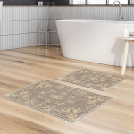 Vannitoamattide komplekt Foutastic 299ANR1637, beež, 150 cm x 60 cm