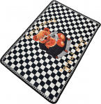 Vannitoa p&otilde;randamatt Foutastic Newspaper 359CHL5203, mitmev&auml;rviline, 120 cm x 70 cm