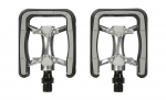 Pedaal RFR Comfort CMPT PEDL140, alumiinium/kumm, h&otilde;be/must, 2 tk