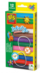 Plastiliin SES Creative Infinity 00406S, 12 tk