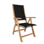 Aiatool Home4you Bali 13706, must v./puidu v., 60 cm x 70 cm x 110 cm
