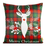J&otilde;ulu dekoratiivne padjakate Reindeer PSWA-173, valge/punane/roheline, 60 cm x 60 cm