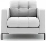 Tugitool Micadoni Home Mamaia 1 Seat, helehall v., 87 cm x 92 cm x 75 cm