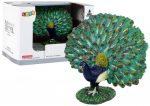 M&auml;ngukujuke Lean Toys Animal Series Royal Peacock 12349, 10 cm, mitmev&auml;rviline