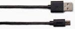 Kaabel Bullet B_USB20_N USB, Micro USB, 2 m, must v.