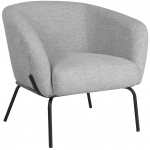 Tugitool Home4you Micky, helehall v., 77 cm x 74 cm x 72.5 cm