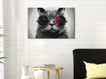 Maalimine numbrite j&auml;rgi Artgeist Cat With Glasses MA_0384, 60 x 40 cm