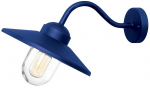 &Otilde;ue seinavalgusti Elstead Lighting Klampenborg, 60W, E27, IP44, sinine v., 27.5 cm x 25.5 cm