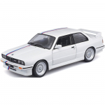 M&auml;nguauto Bburago BMW M3 1988, 1:24, valge v.