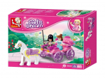 Konstruktor Sluban Princess carriage M38-B0239, 99 tk
