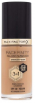 Vedel jumestuskreem Max Factor All Day Flawless 3 in 1 Facefinity, SPF 20, warm golden, w76, 30 ml
