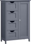 Eraldi seisev vannitoakapp Songmics, hall v., 30 cm x 55 cm x 81 cm