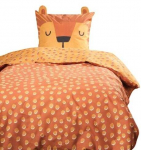 Voodipesukomplekt TODAY Magic Jungle, oranž v., 63 x 63 cm, 140 x 200 cm, 2 tk