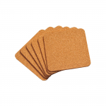 Tassialused Kesper 62748, 10 cm x 10 cm, 6 tk, Pruun
