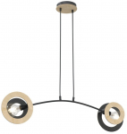 L&uuml;hter rippuv Emibig Skiva 1409/2, E14, 2 x 15 W, must v.