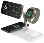 Juhtmevaba laadija Targus HyperJuice QI2 4 in 1, 3 x Qi Wireless, 17 cm, valge v.