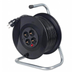 Pikendusjuhe trumlil AS-Schwabe, H05VV-F, 3G1.5, 25 m, IP20, 4 pesa