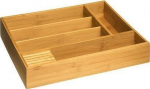 Sahtli korraldaja vahet&uuml;kk 5five Simply Smart Bamboo, 38 cm x 28 cm x 7 cm, bambus, pruun v.