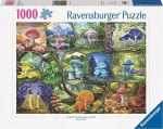 Pusle Ravensburger Beautiful Mushrooms, 50 cm x 70 cm, 1000 tk, mitmev&auml;rviline