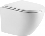 WC-pott, seinapealne Invena Limnos, kaanega, 360 mm x 495 mm