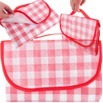 Matkamatt, punane, 200 x 200 cm