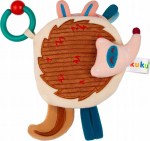 Beebi raamat, siil Akuku, pruun v./mitmev&auml;rviline