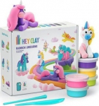 Savistkujukeste valmistamise komplekt, koos tarvikutega Hey Clay Rainbow Unicorns, mitmev&auml;rviline
