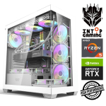 Statsionaarne arvuti Intop Ryzen 5 7500F, 3 TB, DDR5 64 GB, SSD+HDD 1 TB 2 TB, Nvidia GeForce RTX 5060 Ti 16 GB GDDR7