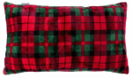 J&otilde;ulu dekoratiivne padi Homla Tartan, punane v./roheline v., 50 cm x 30 cm