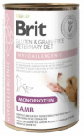M&auml;rg koeratoit Brit Veterinary Diet Hypoallergenic Monoprotein Lamb, lambaliha, 0.4 kg