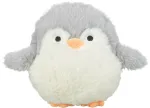 M&auml;nguasi koerale, pehme Trixie Penguin, 16 cm, valge v./hall v.