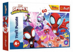 Pusle Trefl Spidey Heroic Adventure 17410, 22 cm x 33 cm, 60 tk, mitmev&auml;rviline