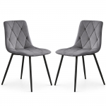 Toolide komplekt Akord Milo, matt, grafiit v., 43.5 cm x 45.5 cm x 87 cm, 2 tk